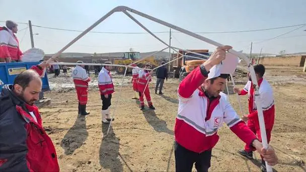 خدمت رسانی به سیلزدگان سلماس در آذربایجان غربی