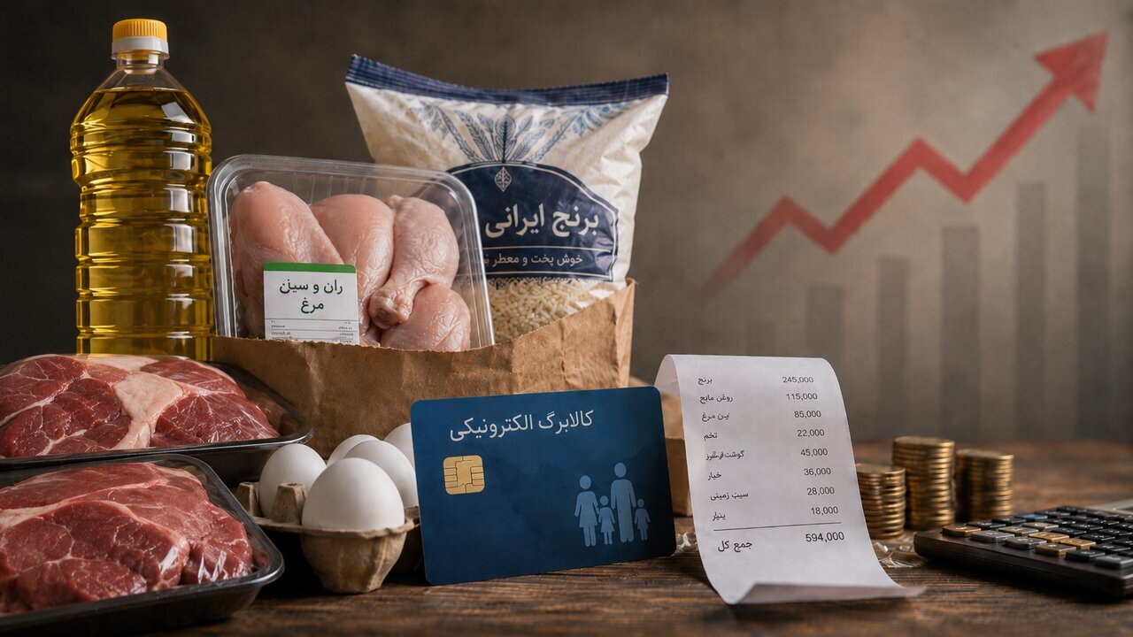 واریز کالابرگ الکترونیکی خانوار‌های مشمول از ۱۵ شهریور
