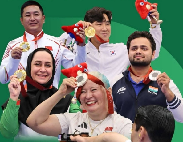 ساره جوانمردی در جمع ستاره‌های تپانچه جهان