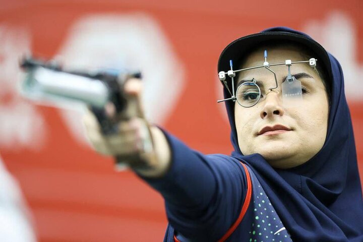 پاراآسیایی ناگویا؛ مدال برنز تپانچه ۵۰ متر آزاد به نسرین شاهی رسید