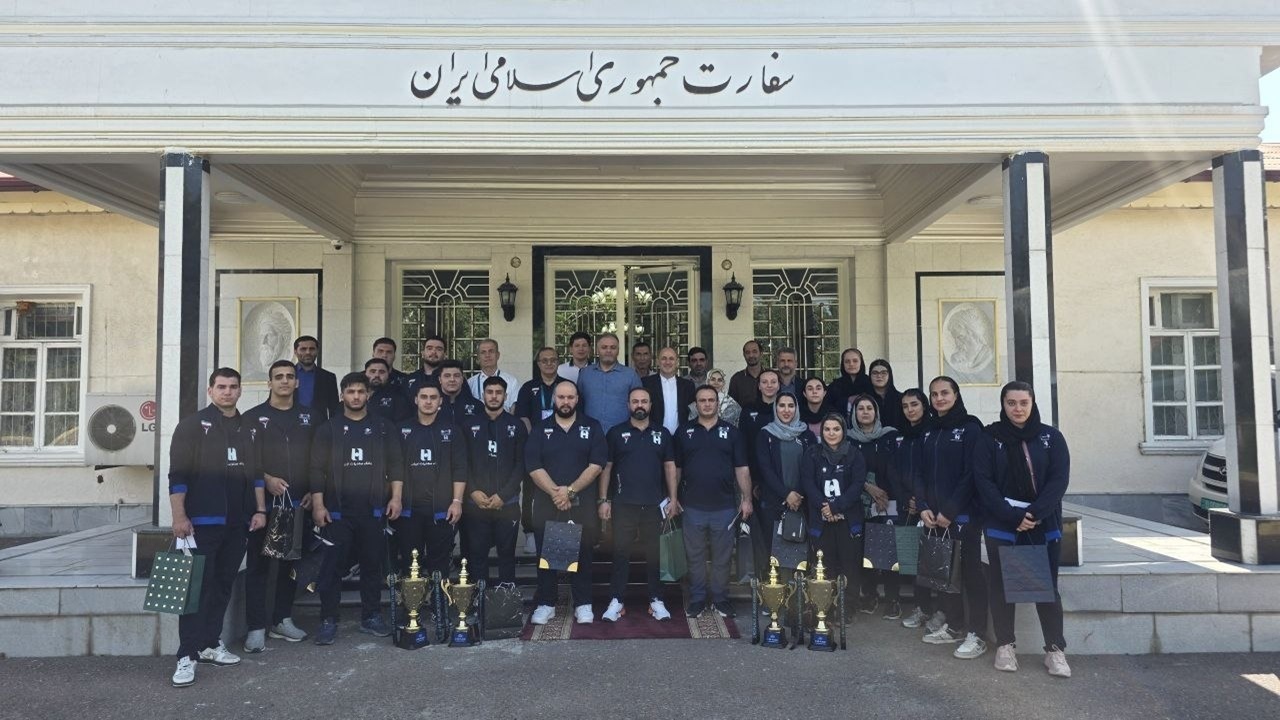 تجلیل سفارت ایران از افتخارآفرینی وزنه‌برداران نوجوان و جوان