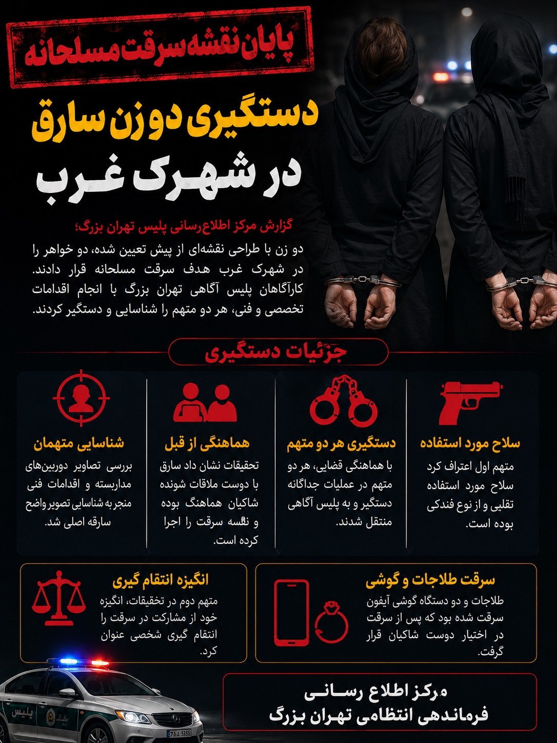 دوربینهای مدار بسته راز سرقت از خواهران را فاش کرد