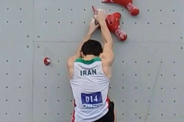 صعود علیپور به فینال چالش جهانی سنگنوردی شانگهای