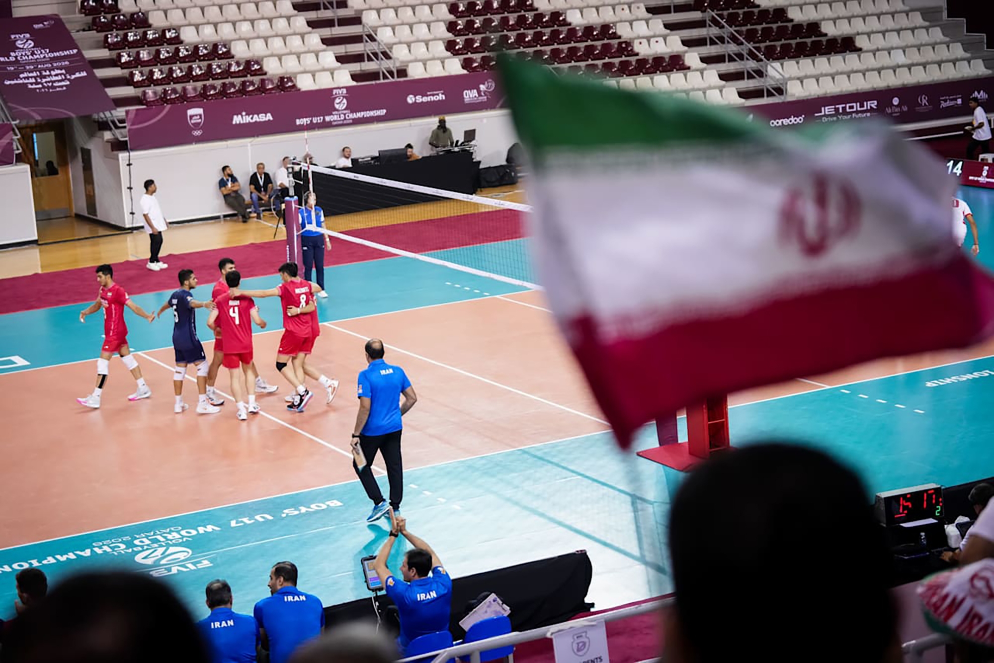 والیبال زیر ۱۷ سال قهرمانی جهان؛ صعود ایران به نیمه نهایی