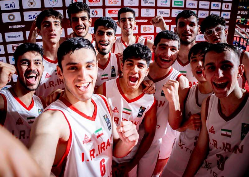 تیم بسکتبال زیر ۱۸ سال ایران به مرحله یک ‌چهارم کاپ آسیا صعود کرد