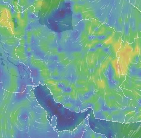 پیش‌بینی وزش باد شدید و گردوخاک در برخی مناطق کشور