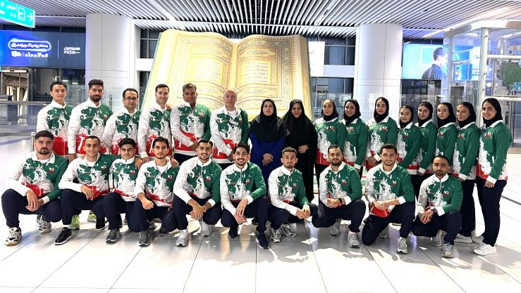 دومین گروه کاروان کاراته ایران راهی اردن شد