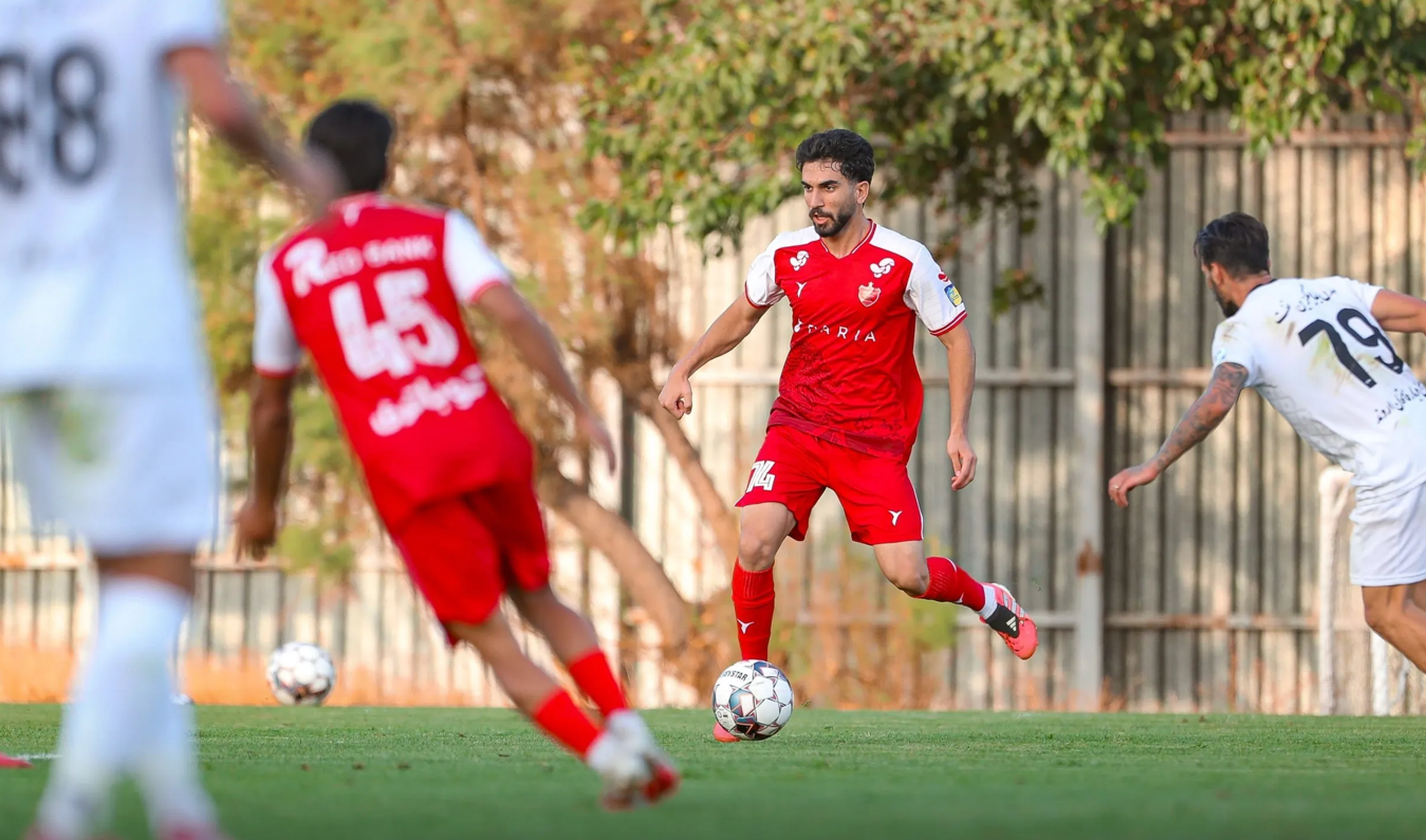 برتری تیم فوتبال پرسپولیس مقابل مس رفسنجان در دیداری تدارکاتی