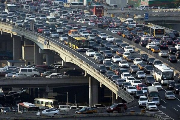 آغاز ترافیک صبحگاهی در بزرگراه‌های تهران