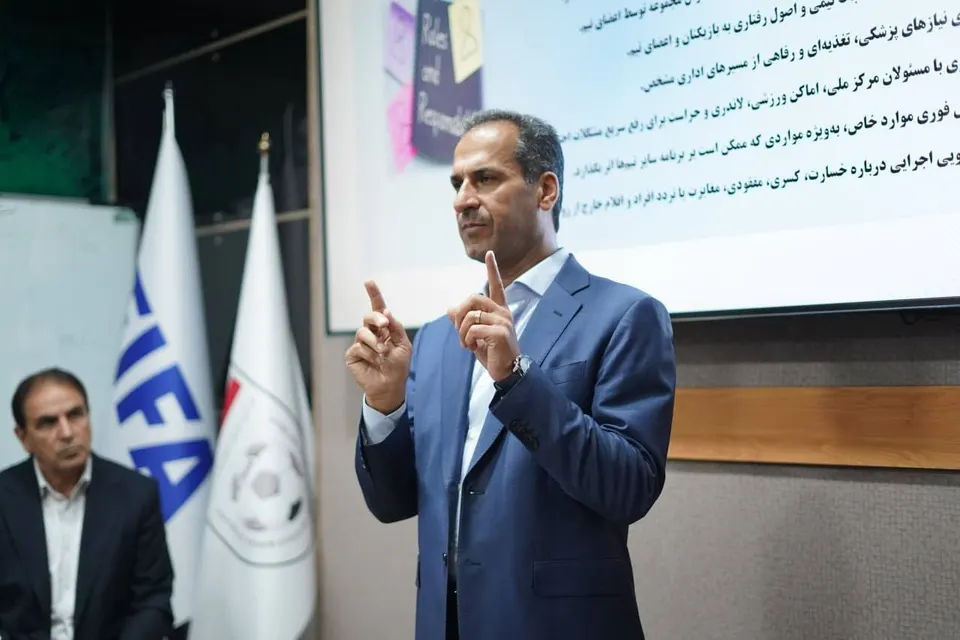 برگزاری جلسه هماهنگی رئیس مرکز ملی فوتبال با سرپرستان تیم‌های ملی