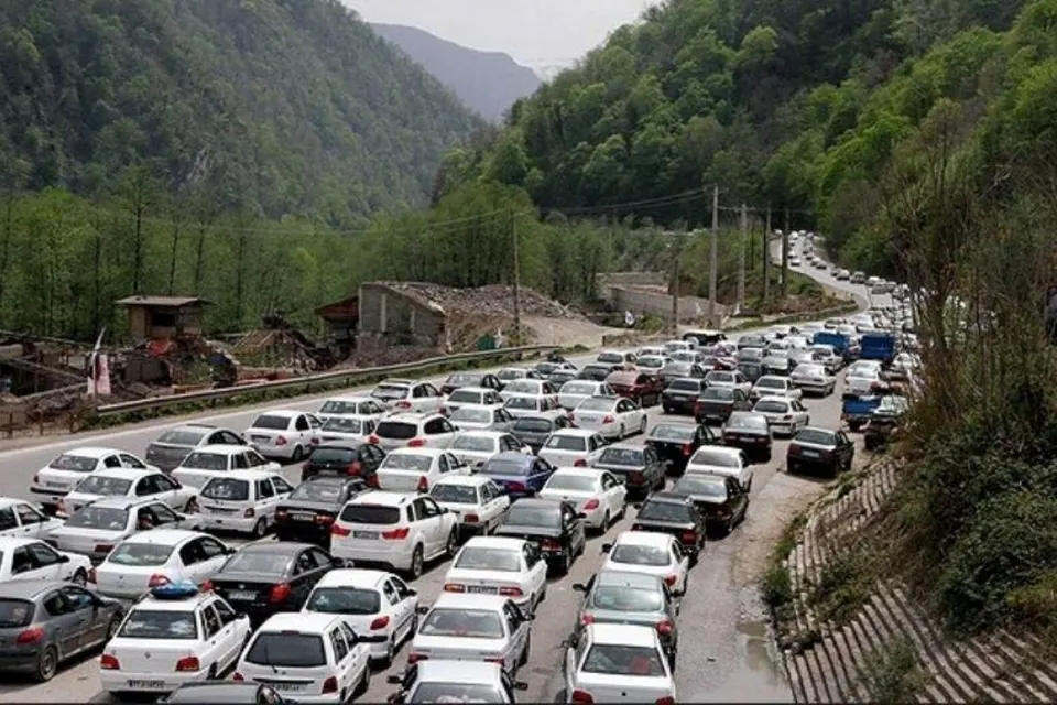 محورهای شمالی پر ترافیک است