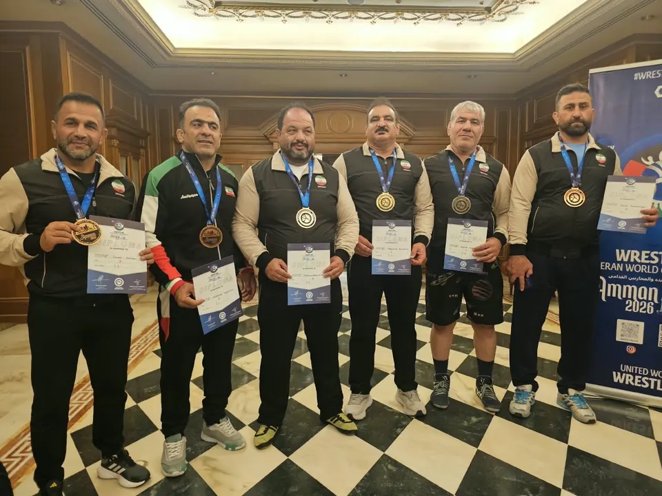۶ مدال پیشکسوتان ایران در روز دوم کشتی آزاد قهرمانی جهان