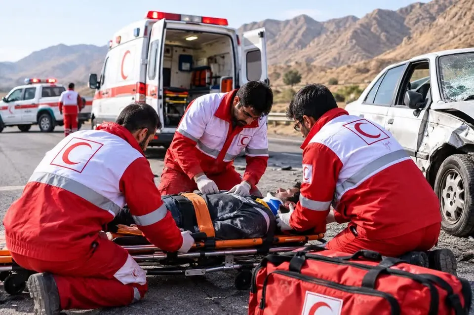 نجات ۲۲۳ مصدوم در ۷۲ ساعت گذشته توسط هلال احمر
