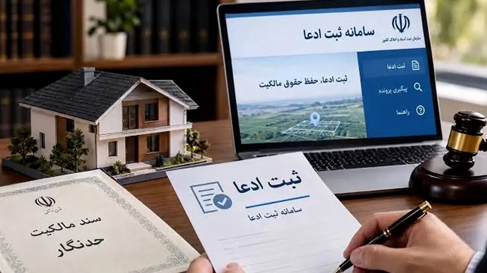 ثبت ادعا برای طرح دعوای همه املاک الزامی نیست